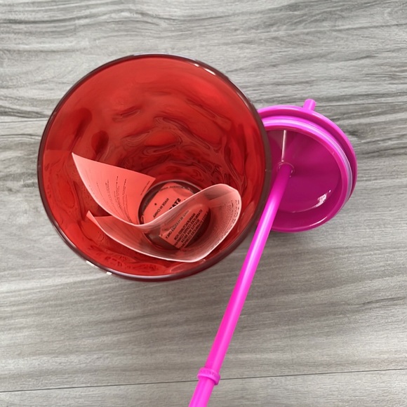 💗NWT💗Starbucks Glass Embossed Tumbler Red 18oz - Picture 5 of 8